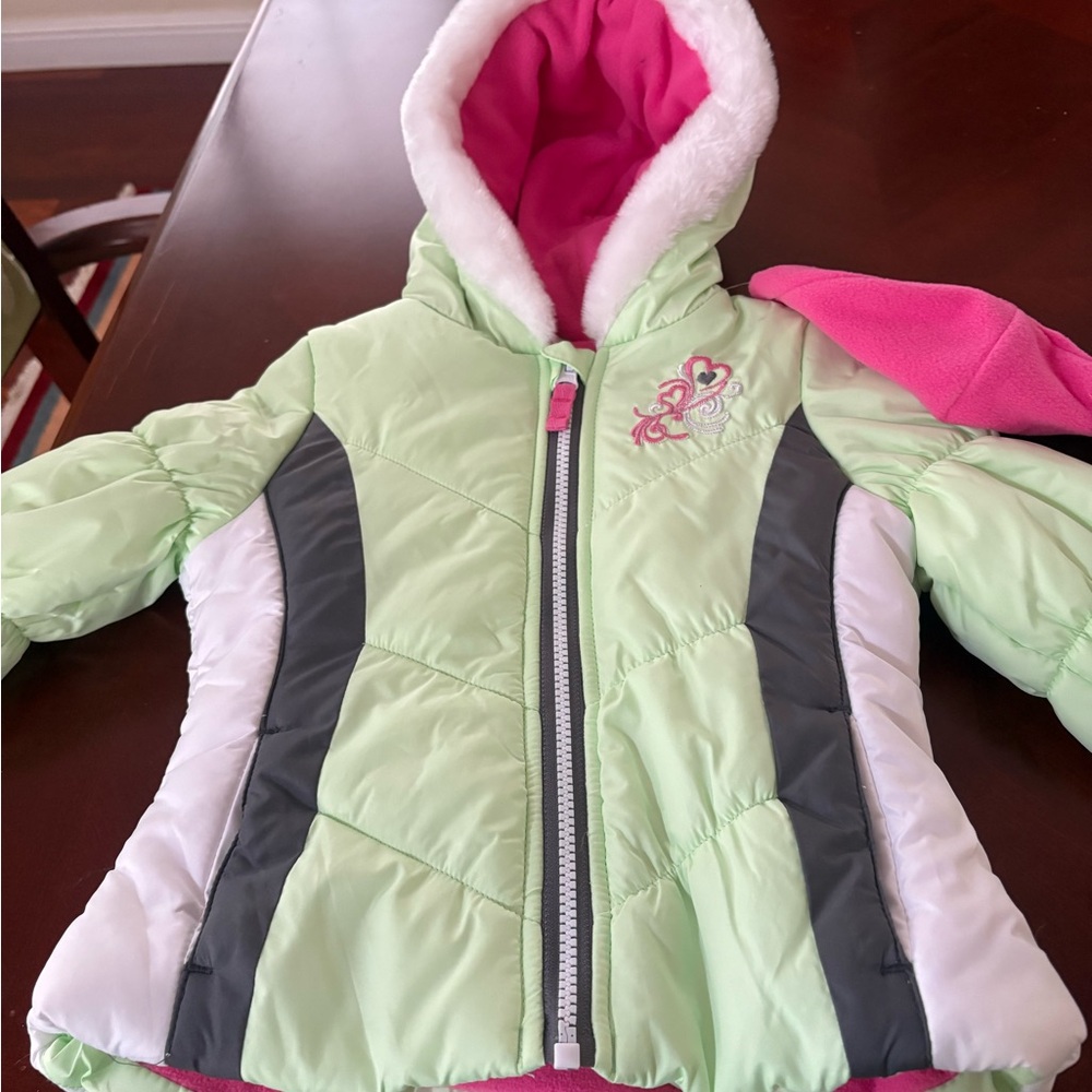 London Fog Pink Fleece Jacket NWT